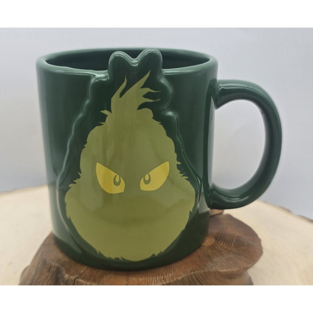 The Grinch I'm A Grinch Before Coffee 16 oz. Ceramic coffee cup mug BIOWORLD